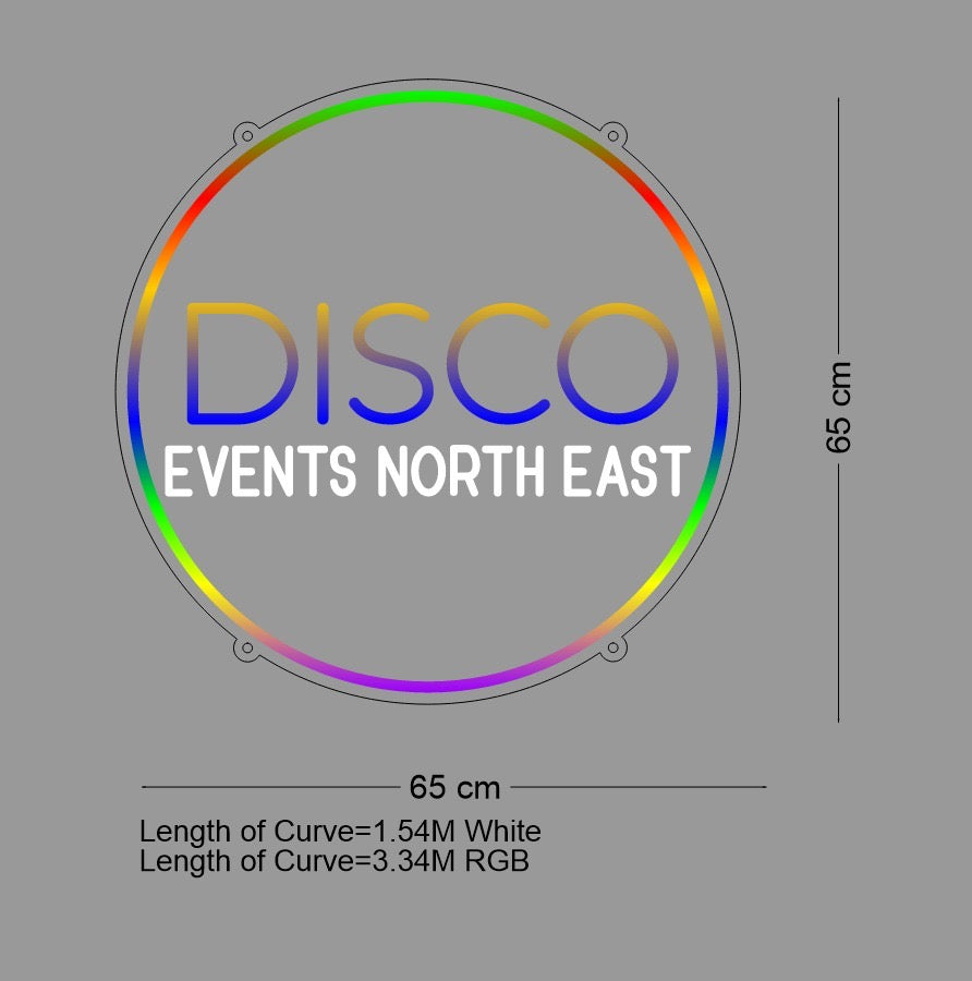 Custom Sign: DISCO