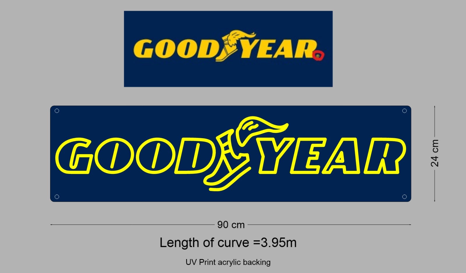 Custom Sign: GOOD YEAR