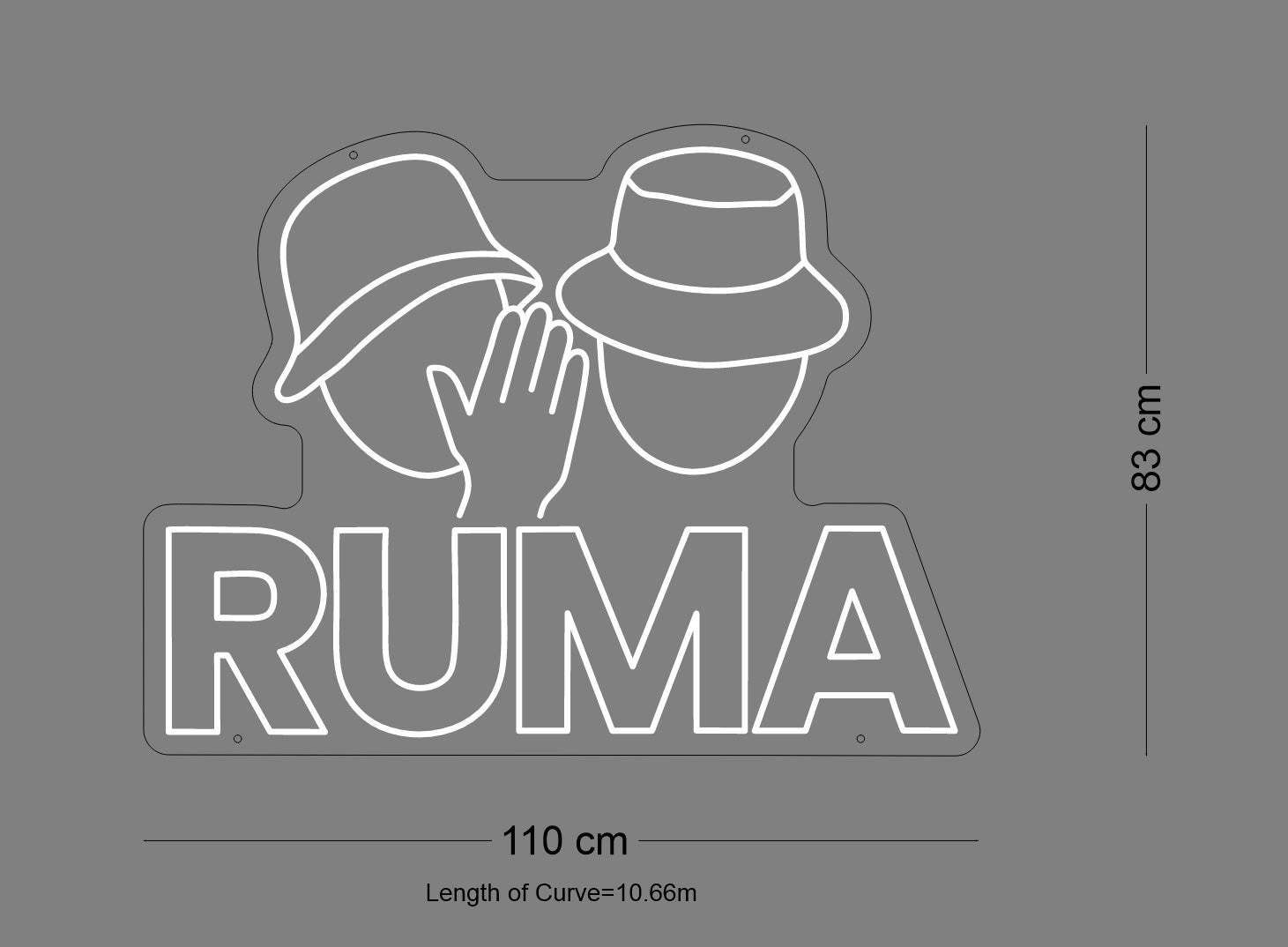 Custom Sign: RUMA