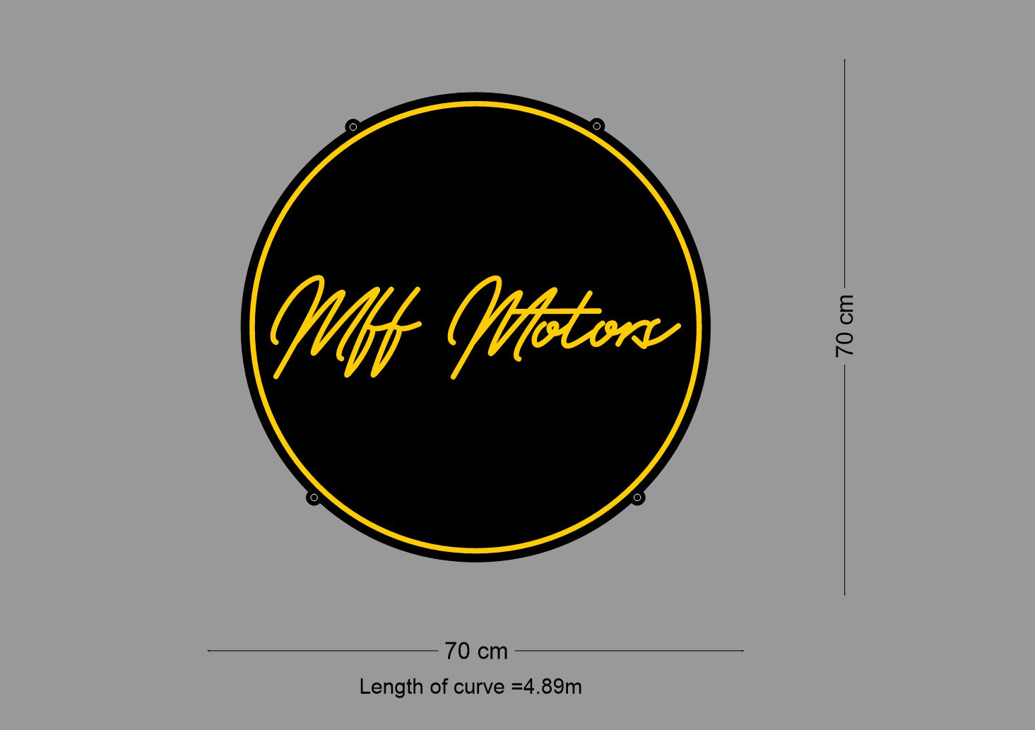 Custom Sign: Mff Motors