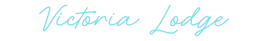 Custom Neon: Victoria Lodge