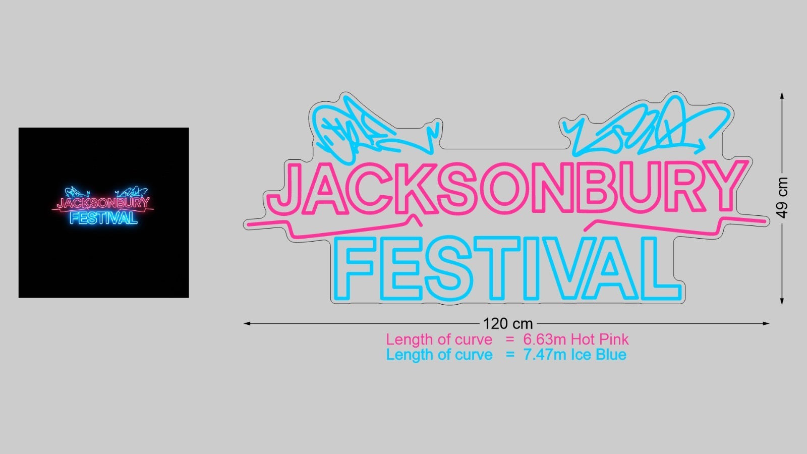 Custom Sign: JACKSONBURY FESTIVAL