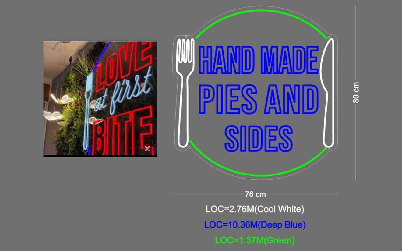 Custom Sign: HAND MADE PIES AND SIDES