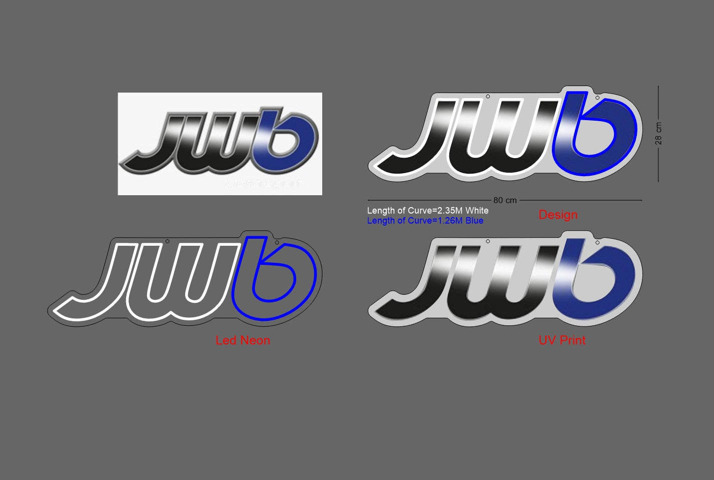 Custom Sign: jwb