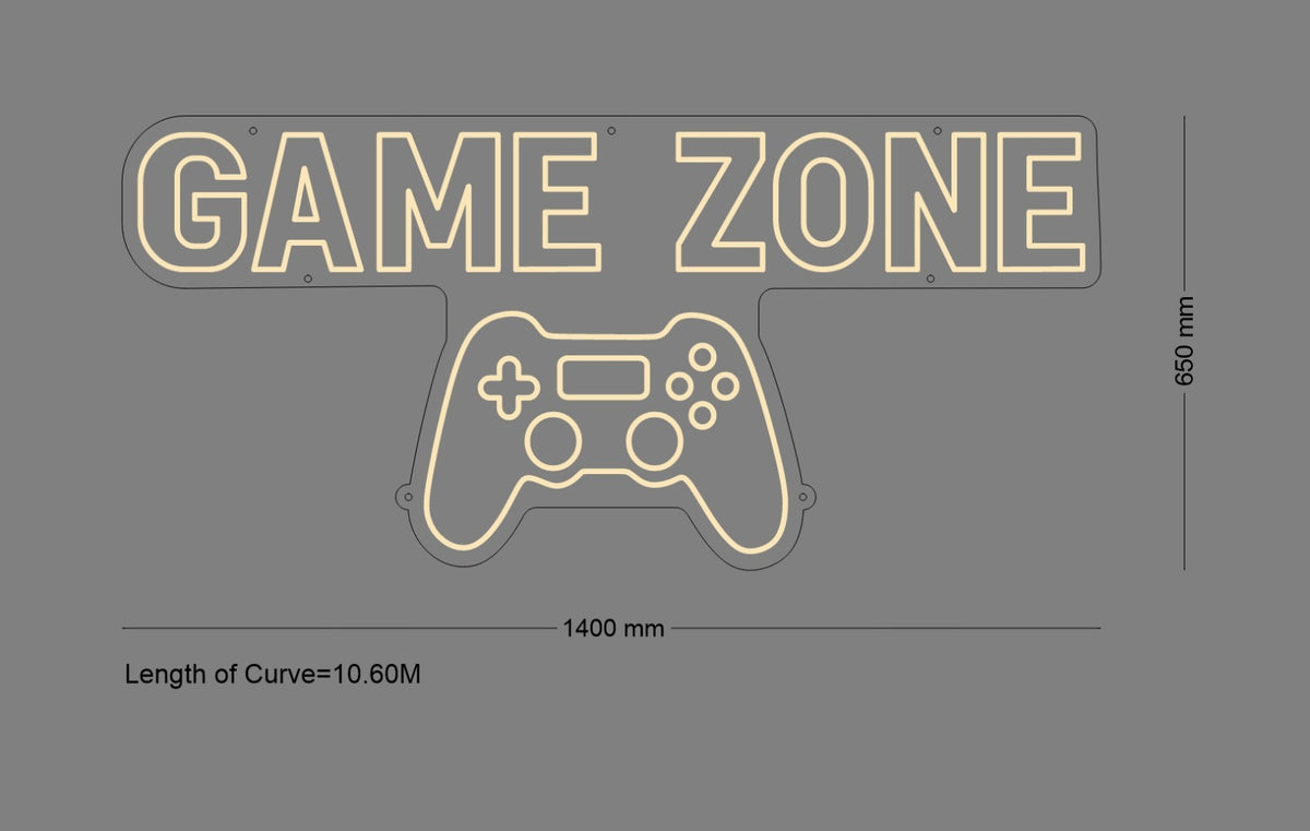 Custom Sign: GAME ZONE