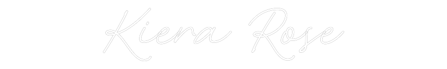 Custom Neon: Kiera Rose