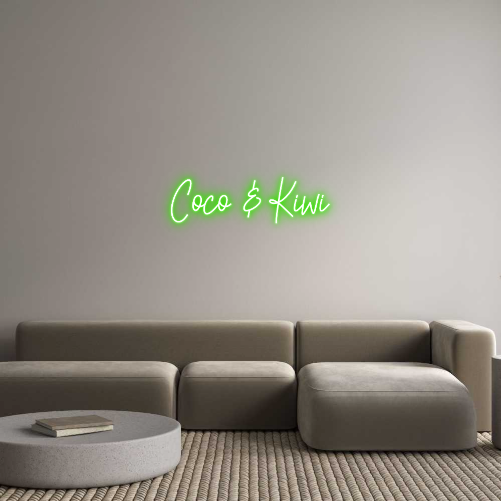 Custom Neon: Coco & Kiwi