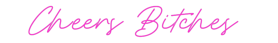 Custom Neon: Cheers Bitches