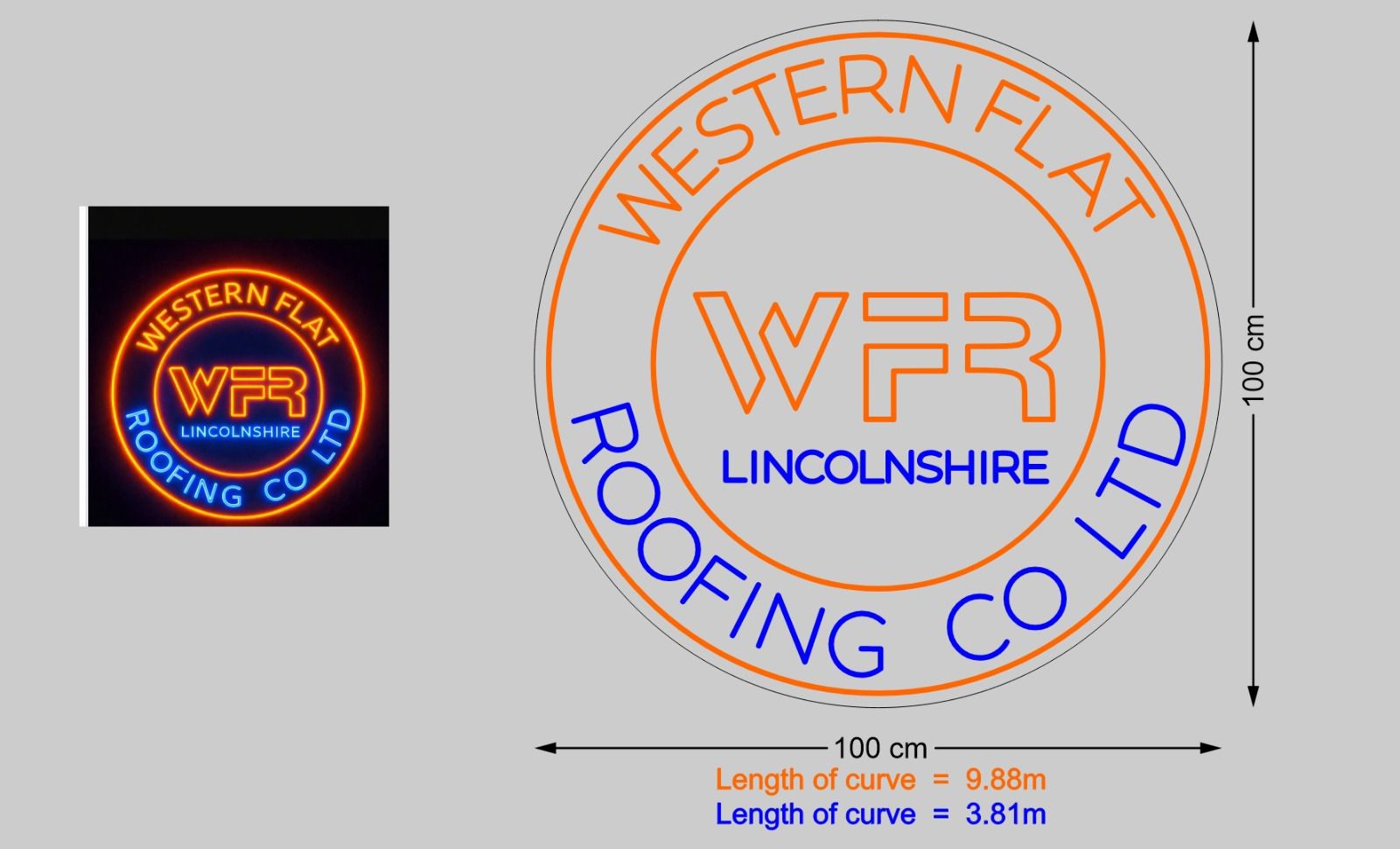 Custom Sign: WFR LINCOLNSHIRE