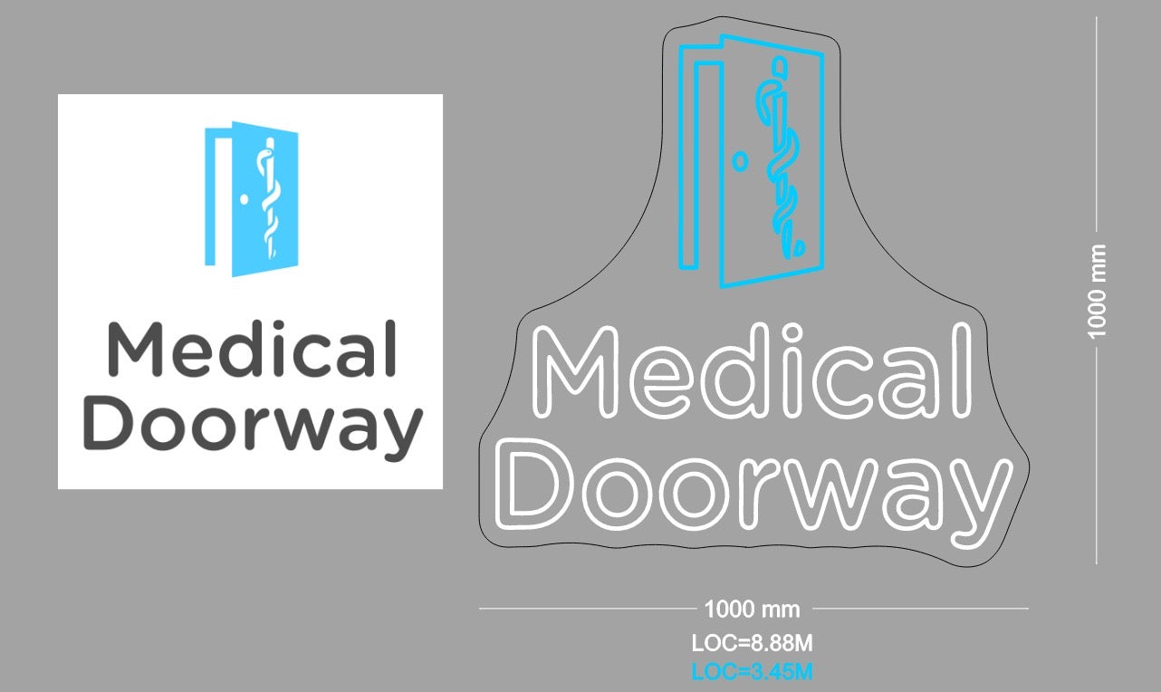 Custom Sign: Medical Doorway