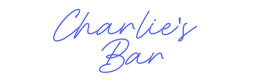Custom Neon: Charlie's
Bar