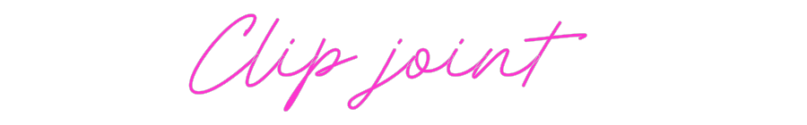 Custom Neon: Clip joint