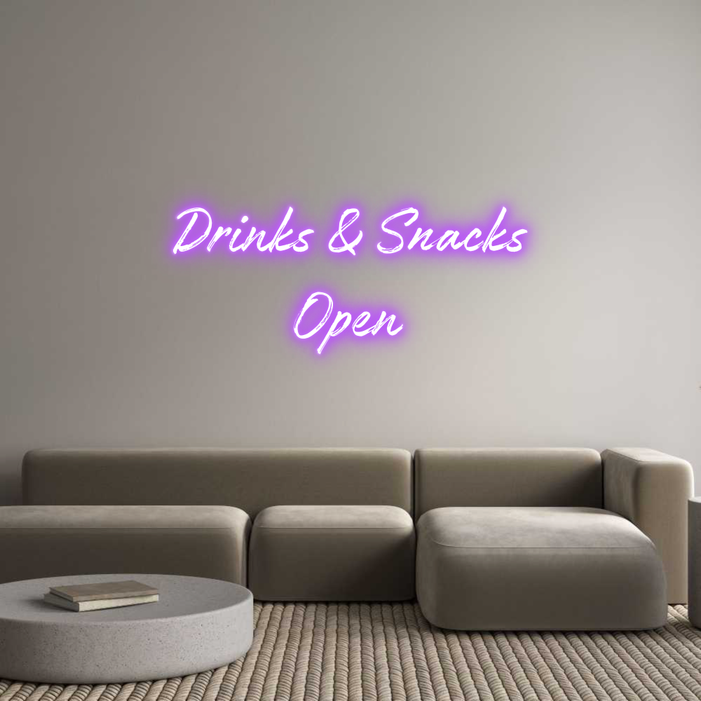 Custom Neon: Drinks & Snac...