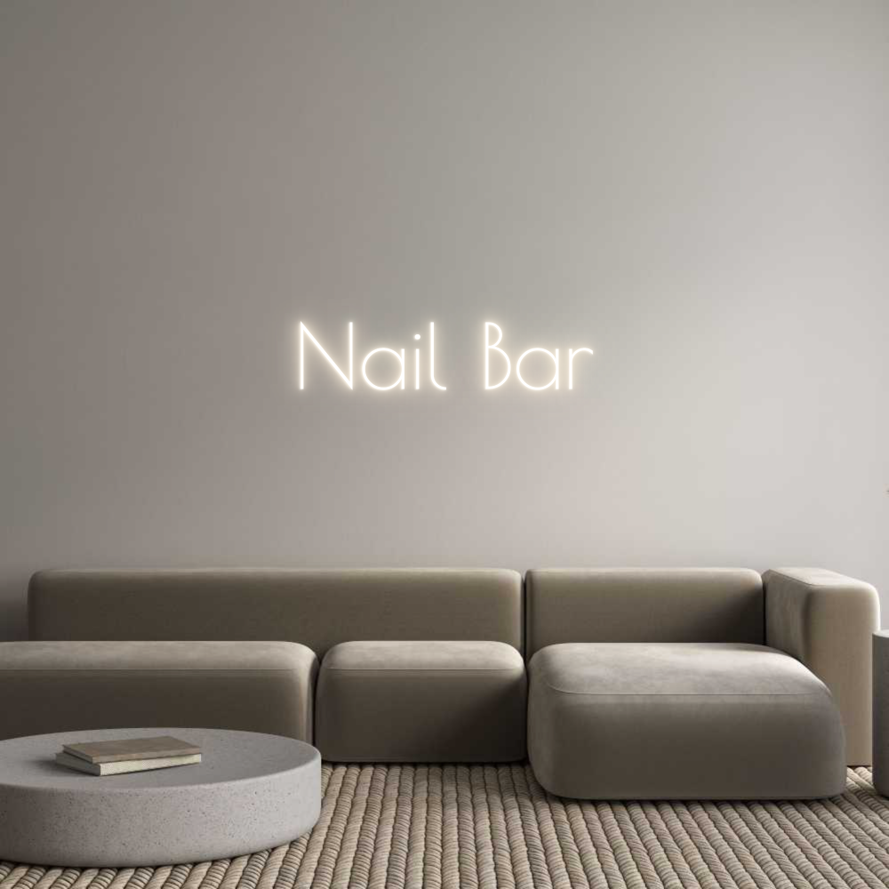 Custom Neon: Nail Bar