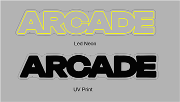 Custom Sign: ARCADE