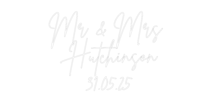 Custom Neon: Mr & Mrs
Hu...