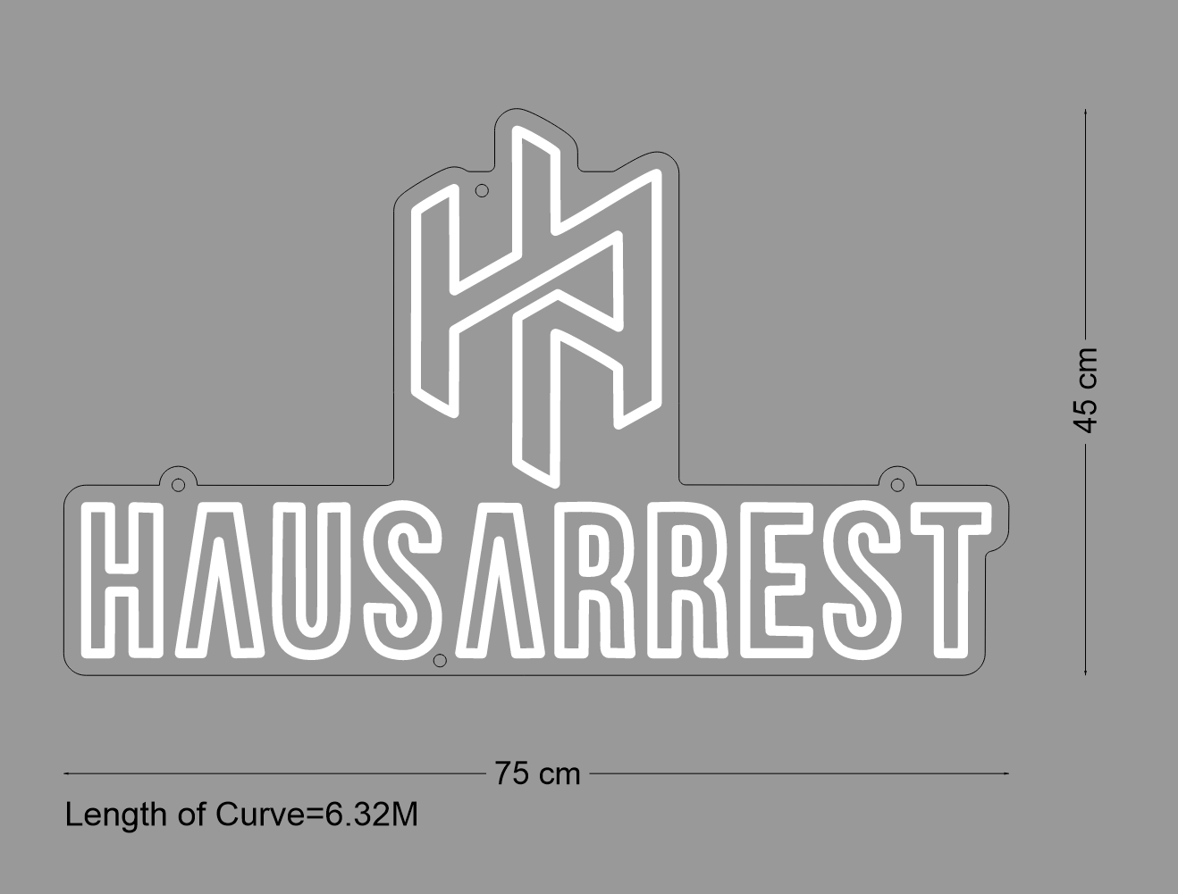Custom Sign: HAUSARREST