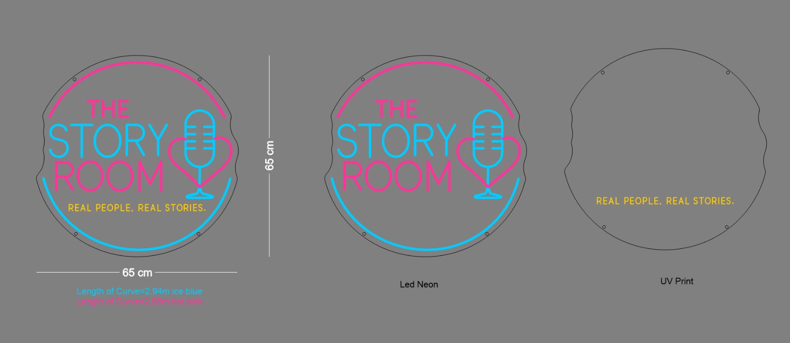 Custom Sign: THE STORY ROOM