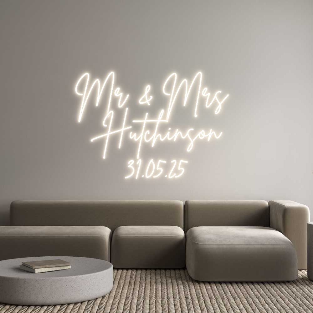 Custom Neon: Mr & Mrs
Hu...