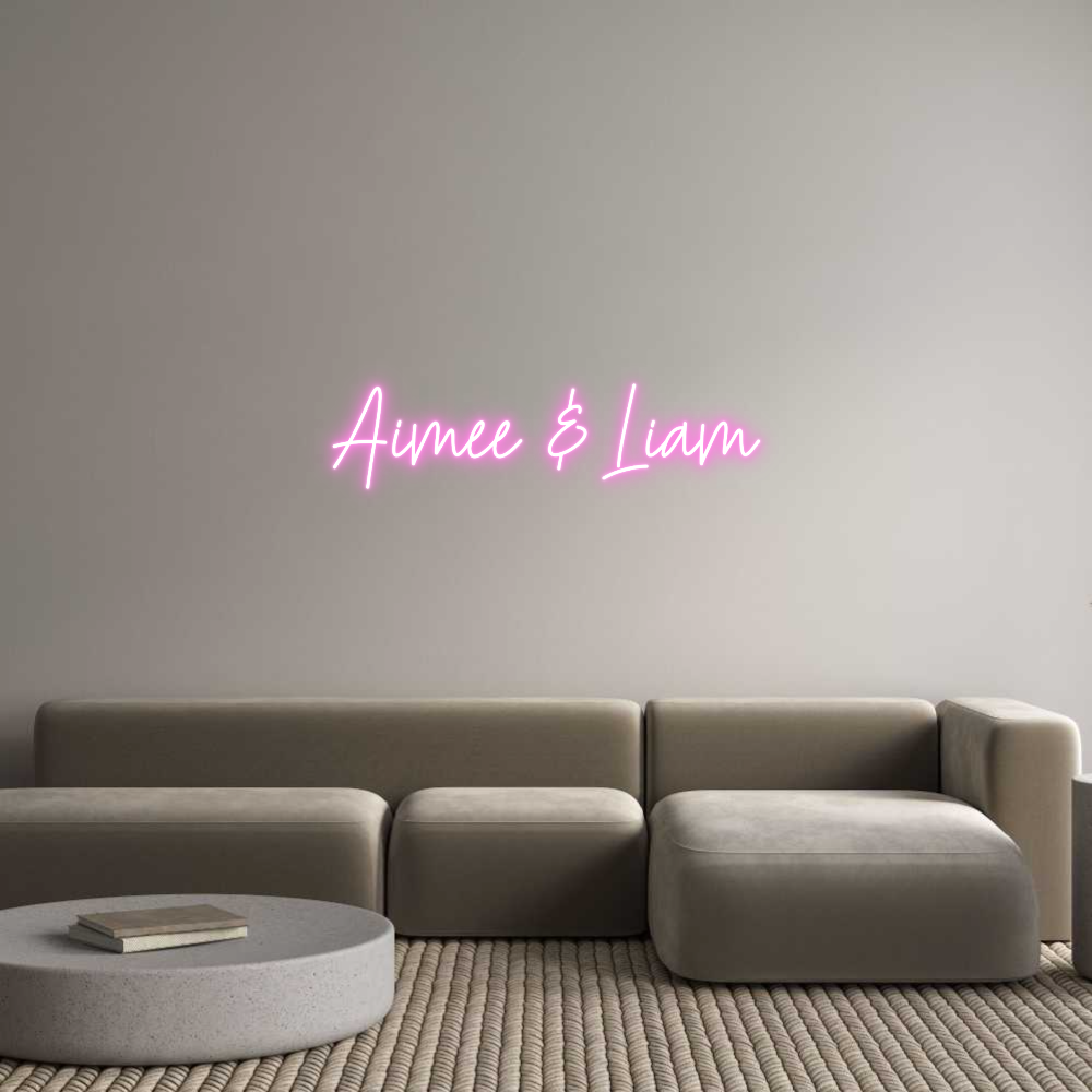 Custom Neon: Aimee & Liam