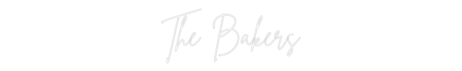 Custom Neon: The Bakers