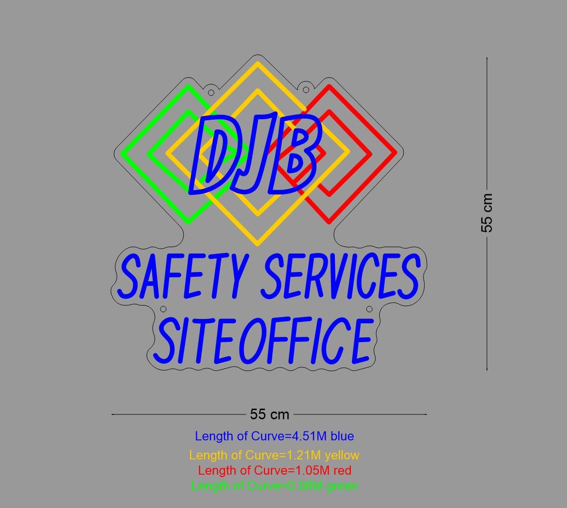 Custom Sign: DJB