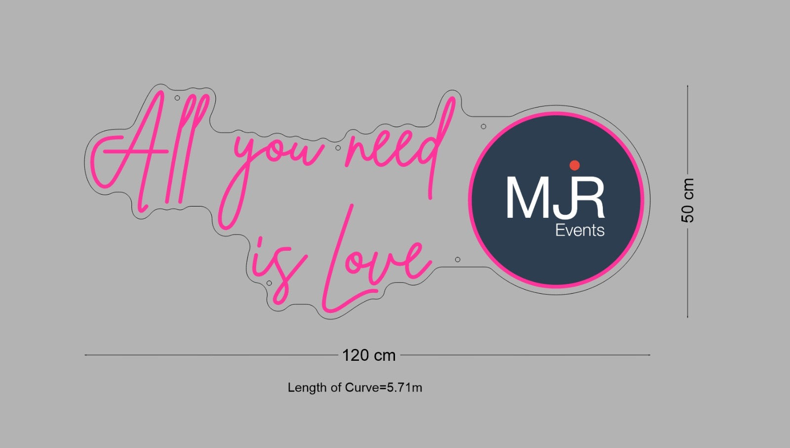Custom Sign: All you need is Love