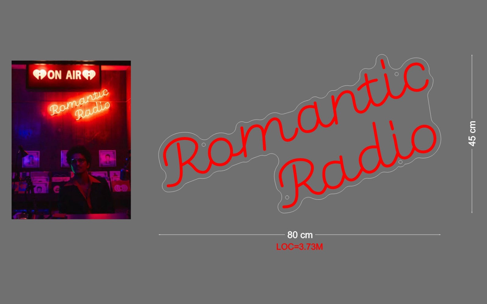 Custom Sign: Romantic Radio