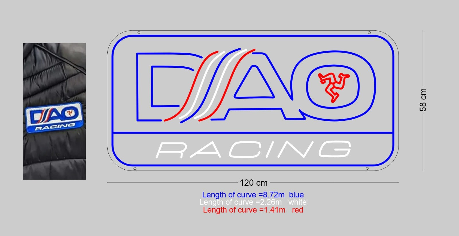 Custom Sign: DAO RACING