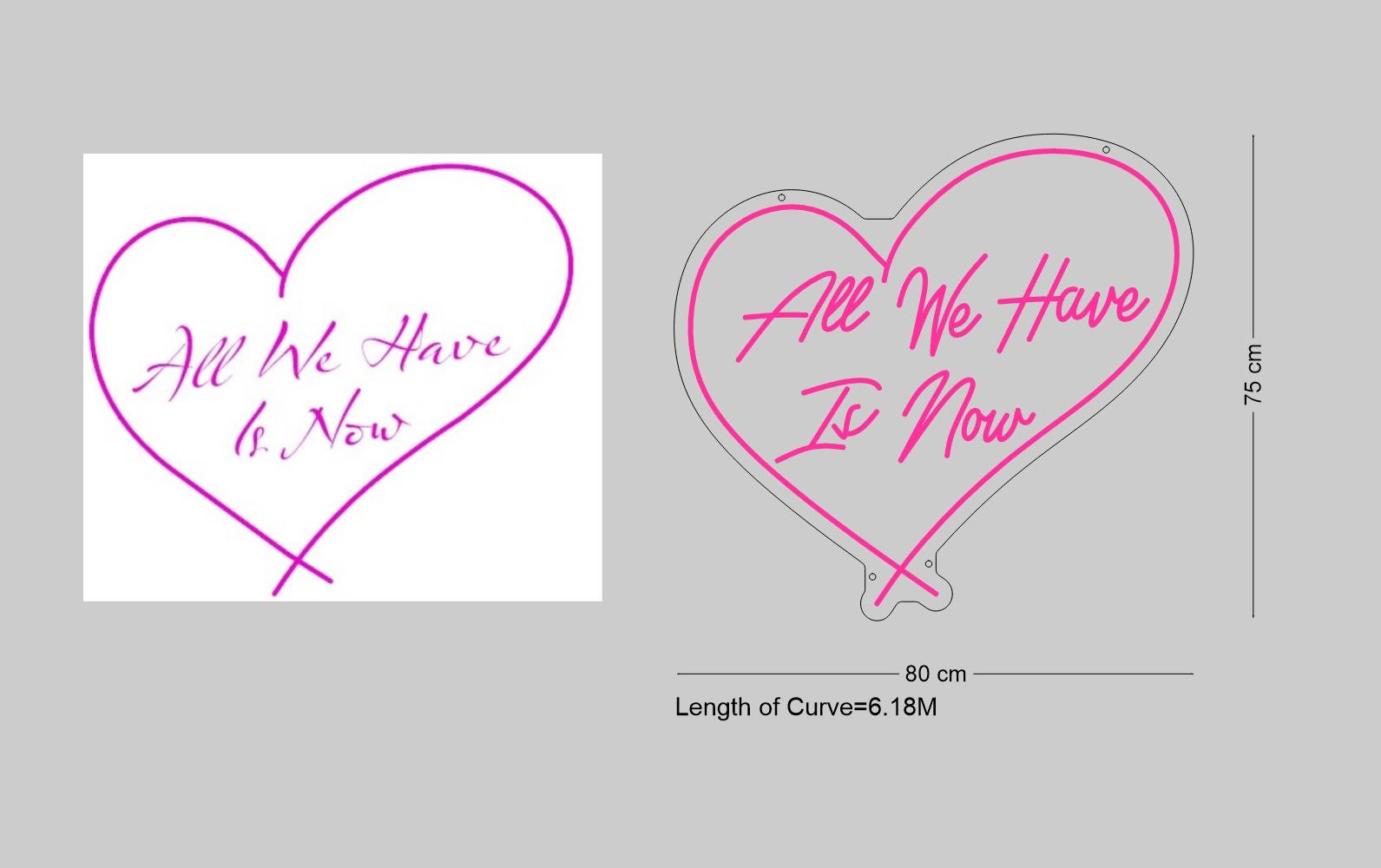 Custom Sign: All We Have Is Now