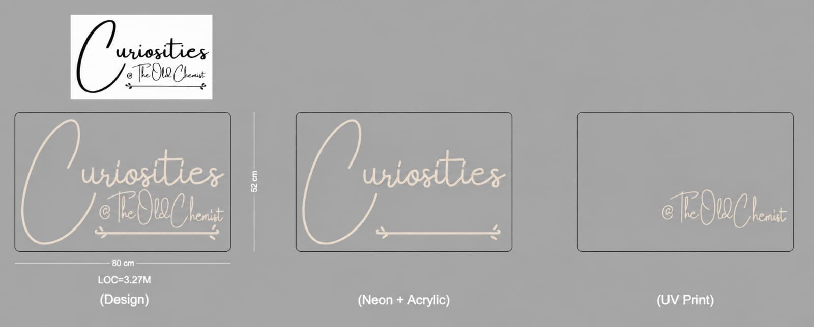 Custom Sign: Curiosities