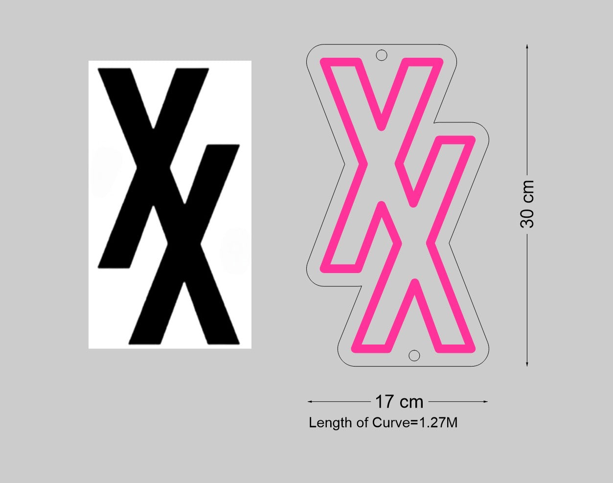 Custom Sign: XX