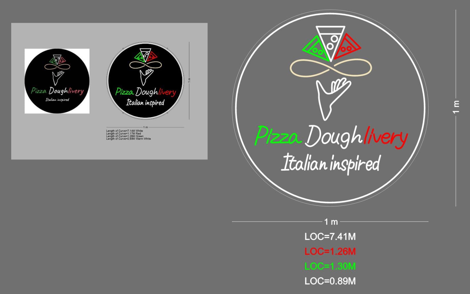 Custom Sign: Pizza Doughivery