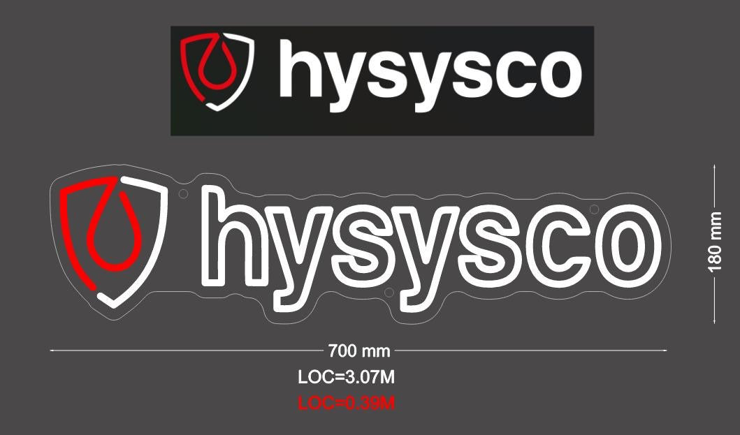 Custom Sign: hysysco