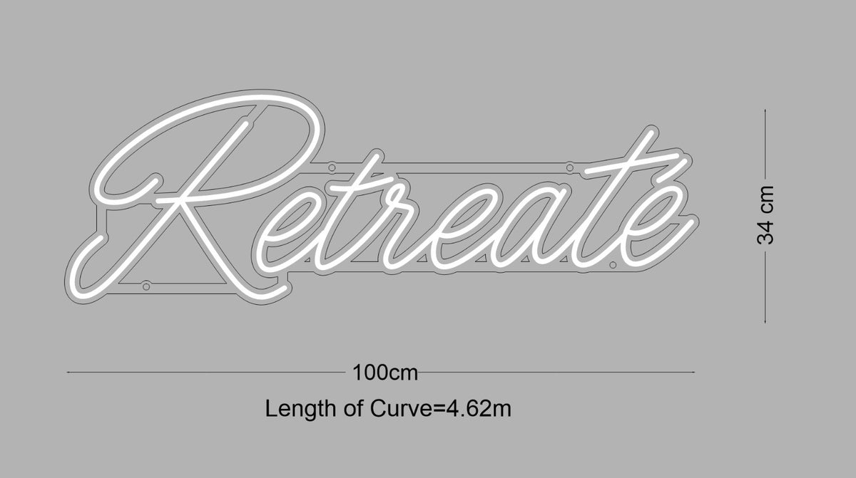Custom Sign: Retreaté