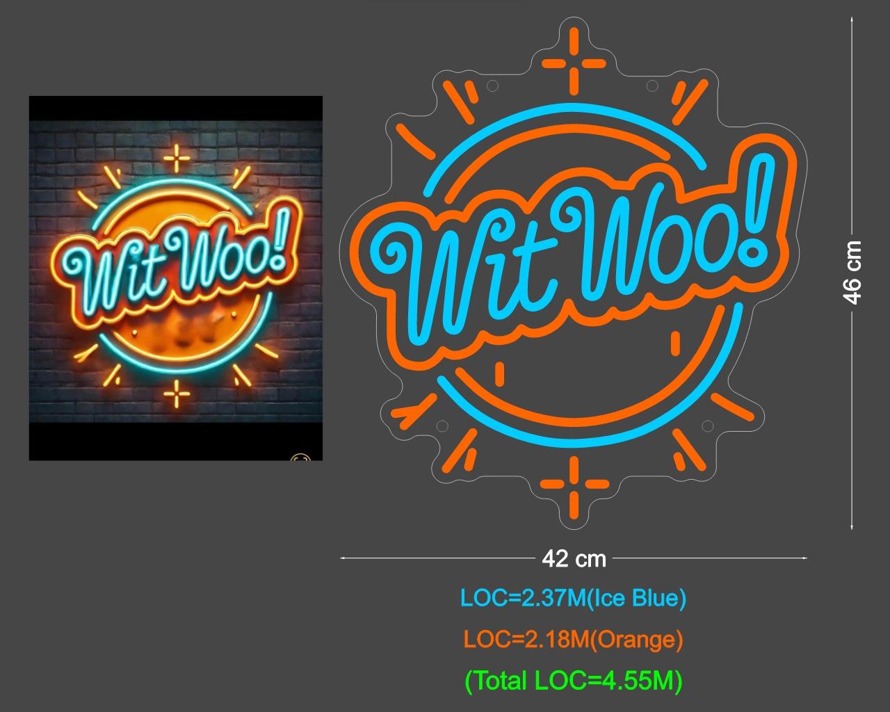 Custom Sign: Wit Woo!