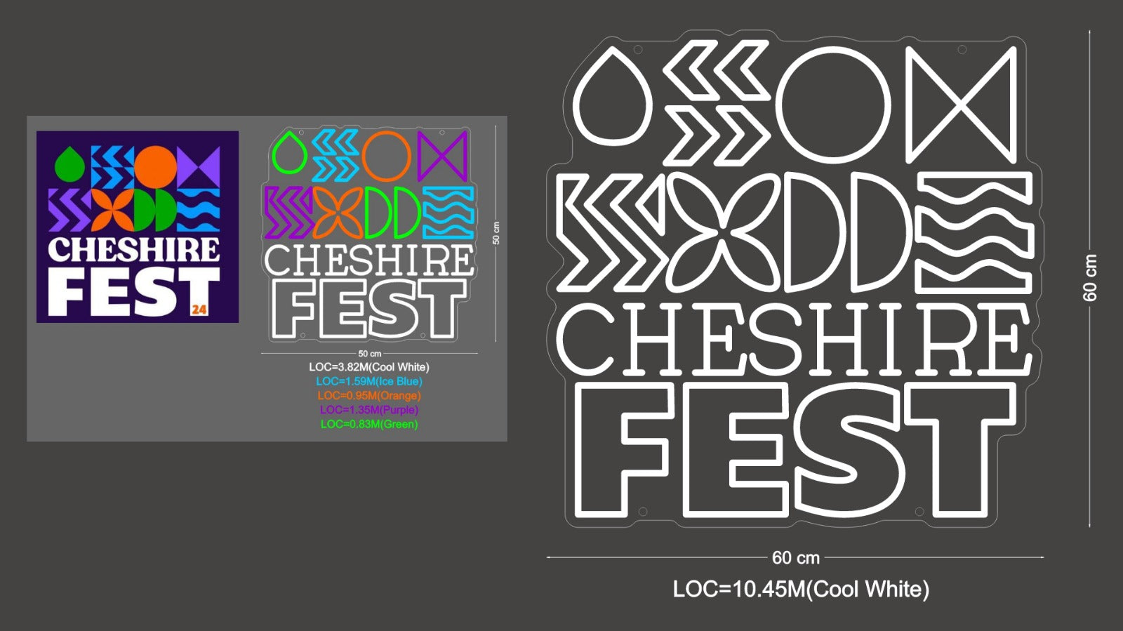 Custom Sign: CHESHIRE FEST