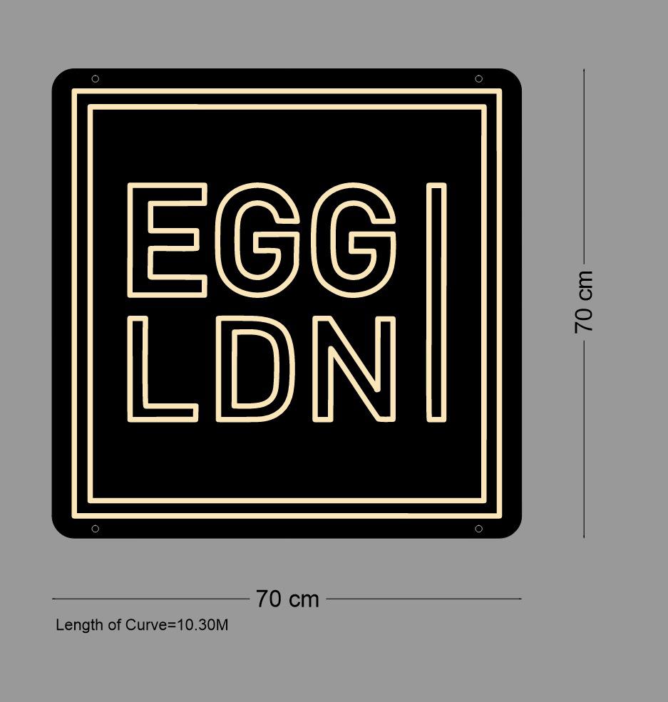 Custom Signs: EGG LDN