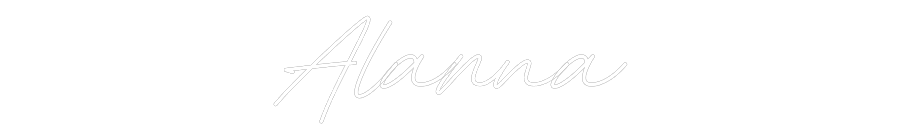 Custom Neon: Alanna