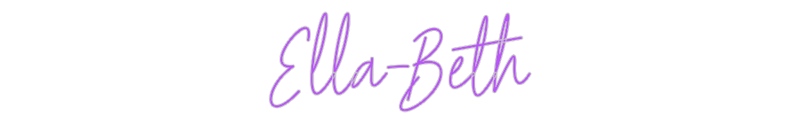 Custom Neon: Ella-Beth