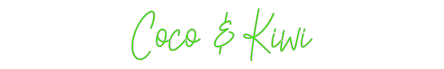 Custom Neon: Coco & Kiwi