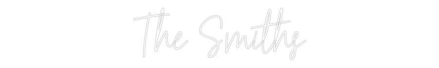 Custom Neon: The Smiths