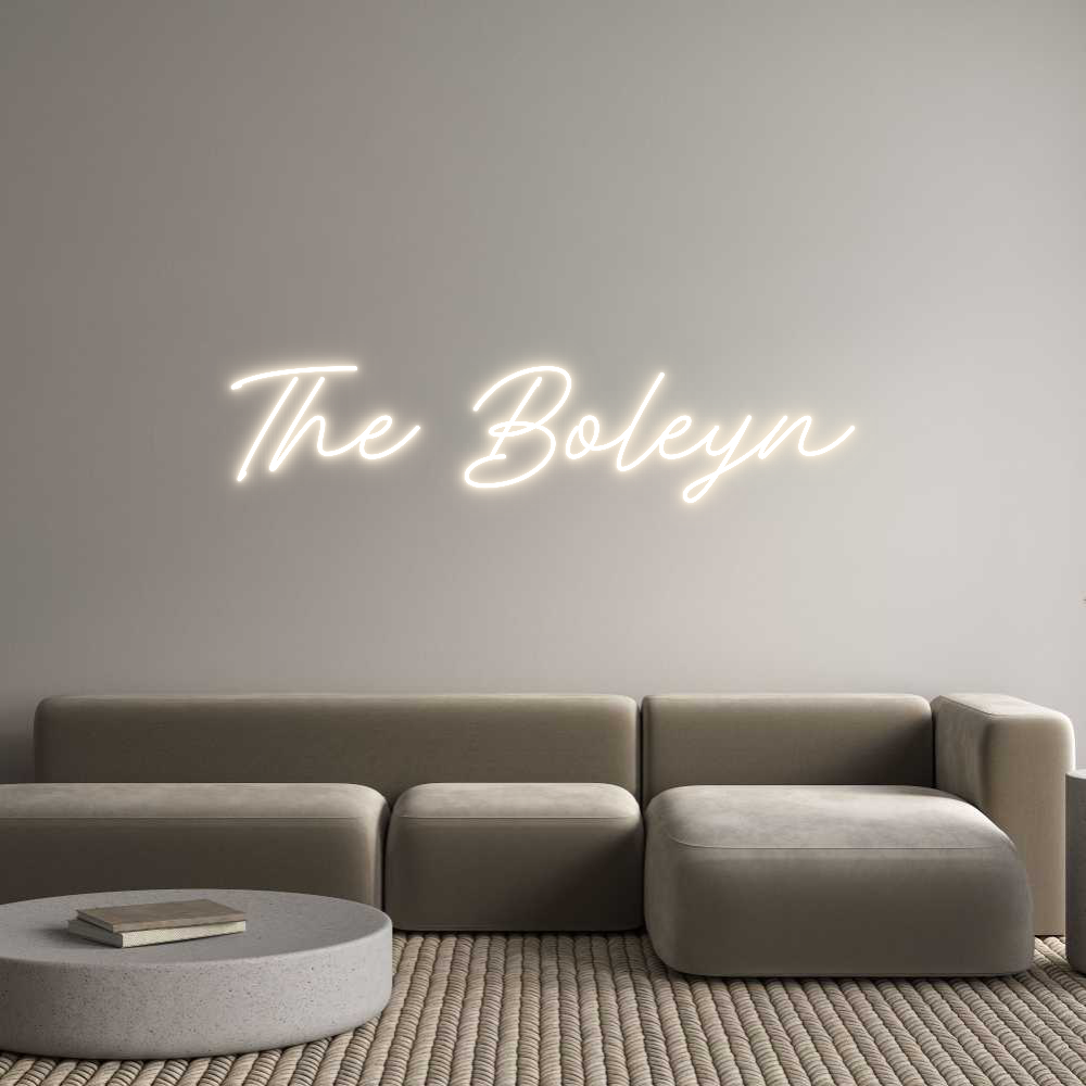 Custom Neon: The Boleyn