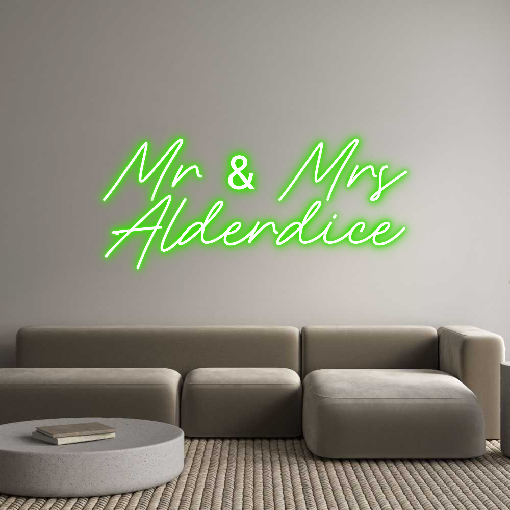 Custom Neon: Mr & Mrs
Ald...