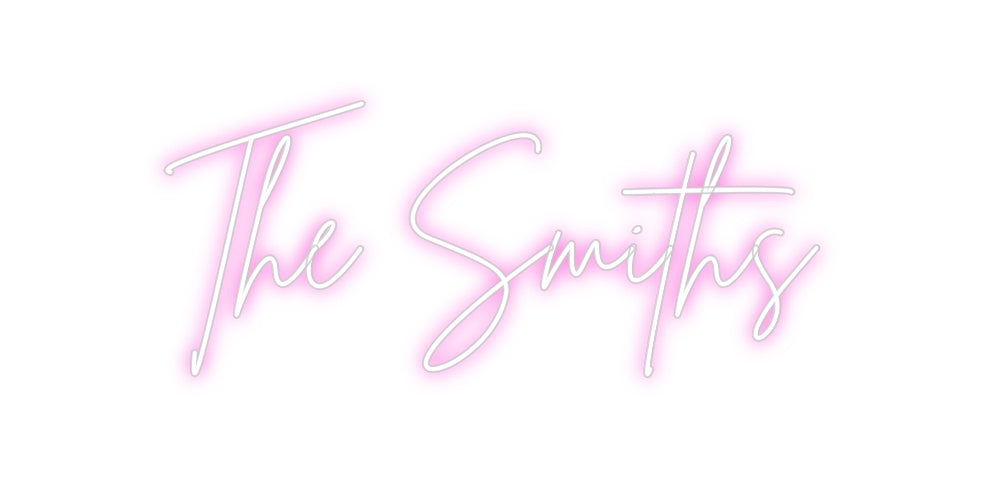 Custom Neon: The Smiths