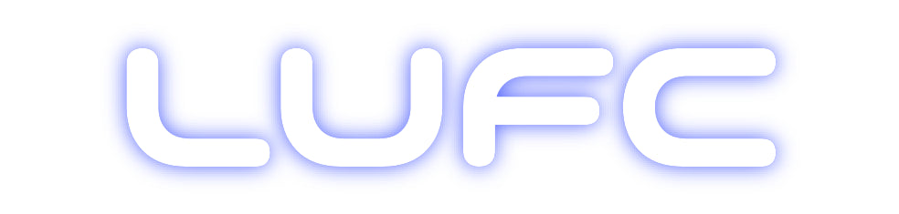 Custom Neon: LUFC