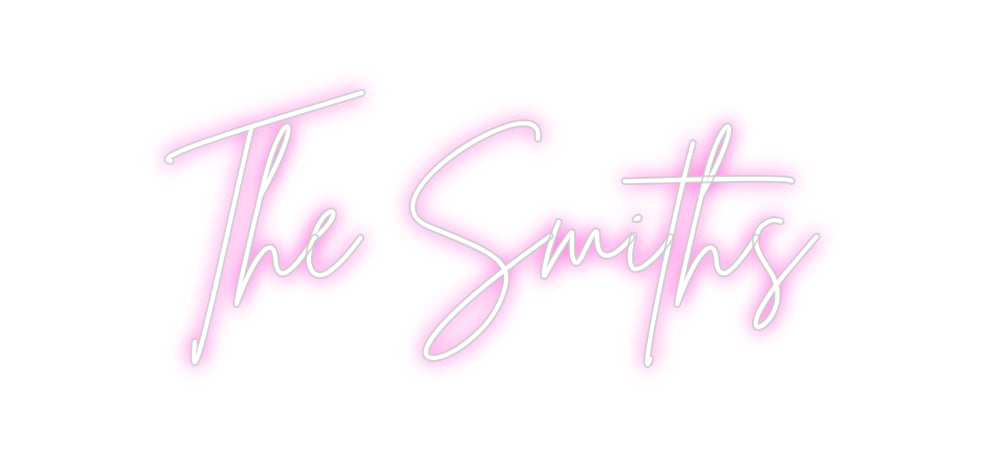 Custom Neon: The Smiths