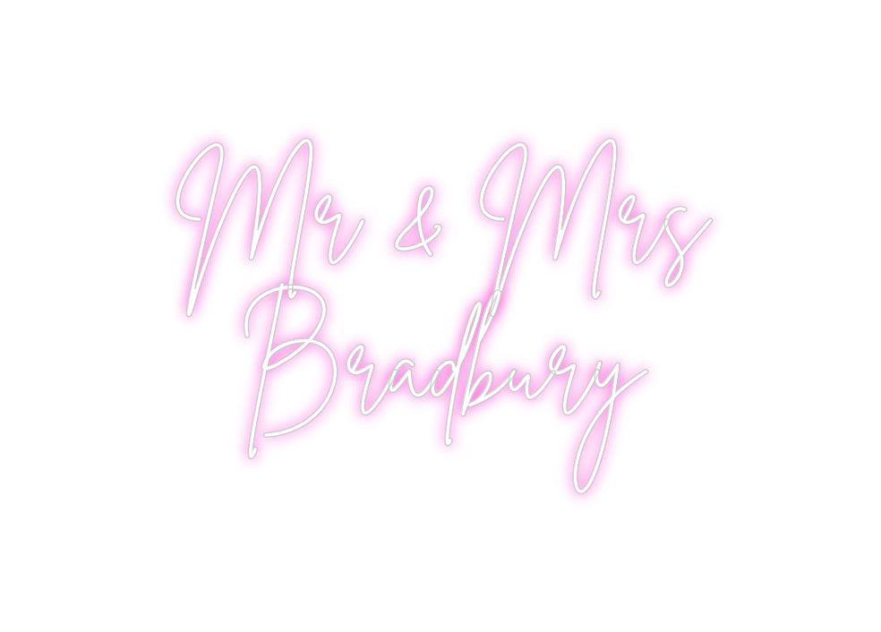 Custom Neon: Mr & Mrs
Br...