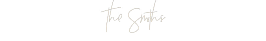 Custom Neon: The Smiths