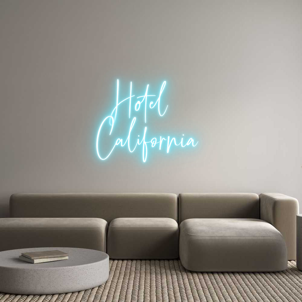 Custom Neon: Hotel
Cal...